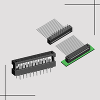 Connecteur de câble IDC mâle BOM BOM 2.0mm, droit, 2x6 broches, avec protection anti-traction, fabricant de câbles plats IDC.