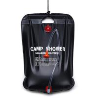 Sac de douche solaire Portable extérieur 5 Gallons/20l sac de douche de Camp suspendu sac de bain