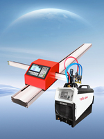 Machine de découpe CNC portable avec torche plasma, contrôle automatique de la hauteur et prise en charge de la découpe à la flamme oxygène/arc plasma
