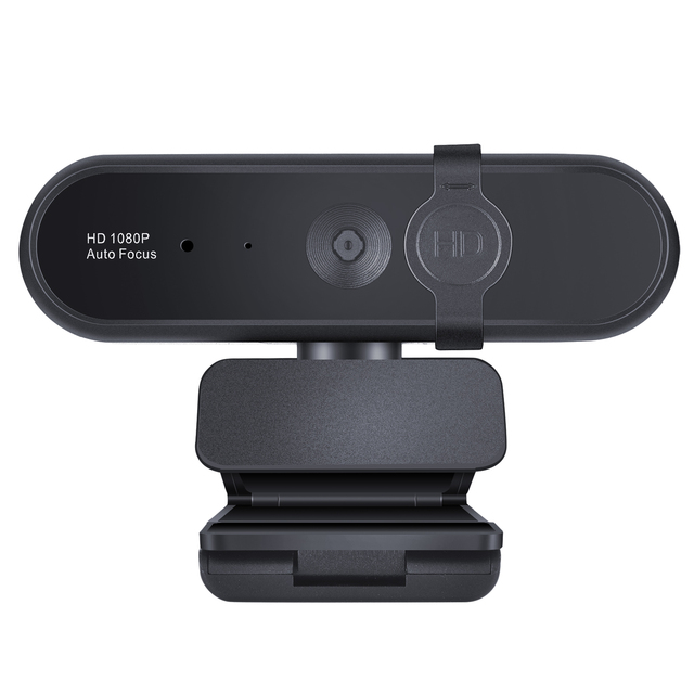 1080P HD Webcam 2MP Fixed Focus 30FPS 63° Angle Built-in Microphone Plug Play USB Camera for PC Laptop Smart TV