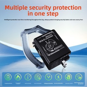 120W 2 in 1 Fast <b>Charger</b> Retractable Foldable USB & Type-<b>C</b> Cables Wall <b>Plug</b> Travel GaN <b>Chargers</b> for Mobile Phone All Smartphones - Product Image 4