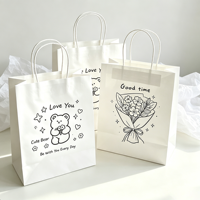 Sacs en papier personnalisés pour vêtements, emballages cadeaux, sacs de shopping de luxe, sacs en papier populaires avec votre propre logo