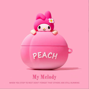 Encantadora y elegante funda de silicona con diseño de Luna y estrella de dibujos animados en 3D para Apple Airpods 4 - Product Image 6