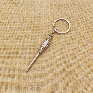 فتاحة زجاجات صغيرة بالجملة من ماركة KQ طراز KQ-188، قلادة معدنية أنيقة بتصميم من السبائك، هدية ترويجية مطبوعة بالحفر البارز - Product Image 4