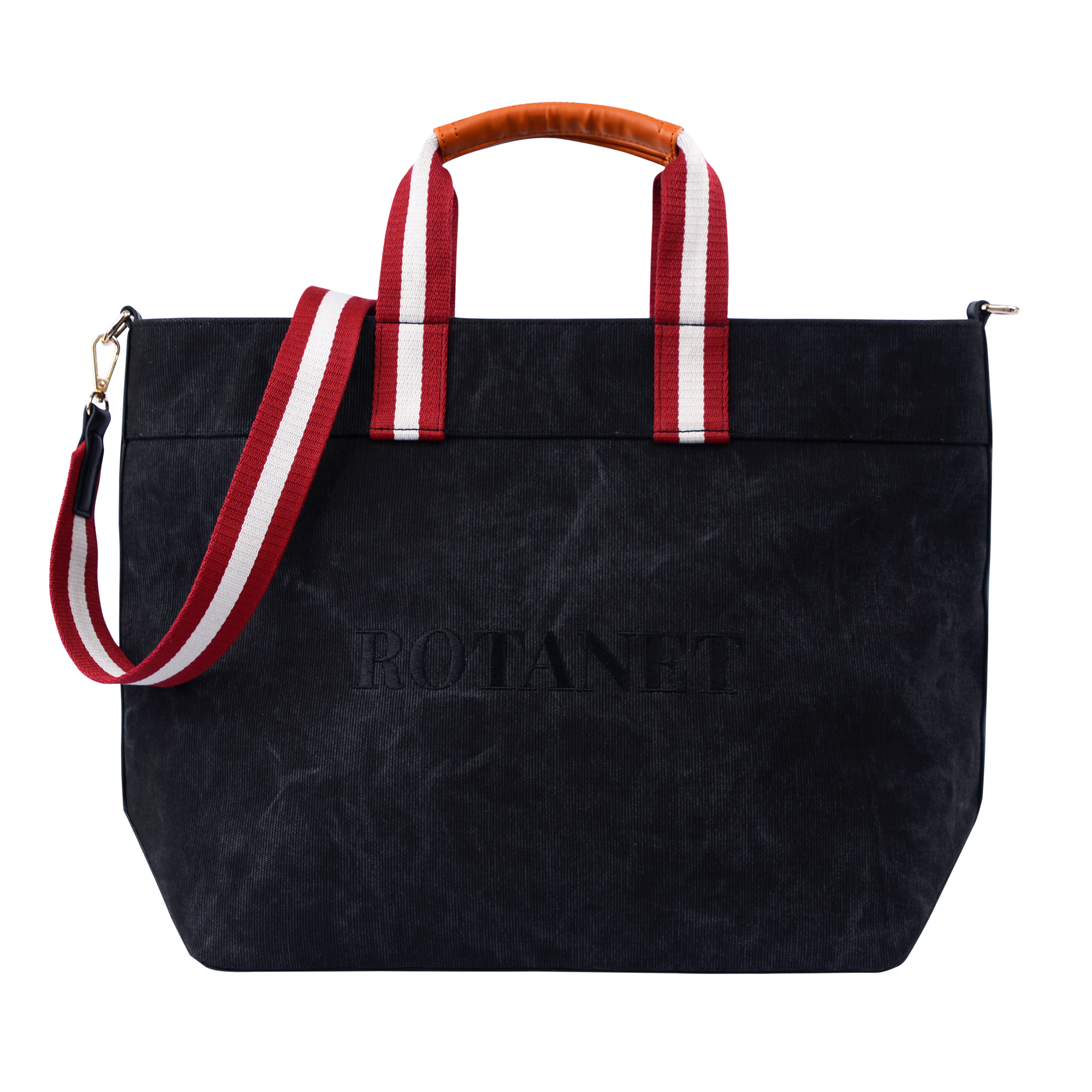 Reusable Durable with Zipper Closure Cotton Canvas Tote