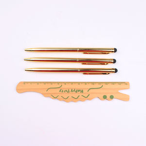 แม่พิมพ์โลโก้แบบ Capacitive หน้าจอสัมผัสสำหรับปากกาสไตลัสสีทองขนาด1.0มม. วัสดุโลหะทนทาน - Product Image 5