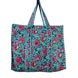 Bolso Tote de Algodón Bordado Estilo Bohemio con Paneles y Cierre de Cremallera para Uso Diario Barmer Craft House - Product Image 6