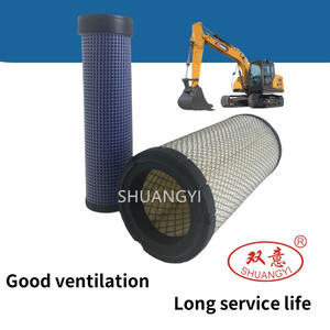 Высококачественный комплект воздушного фильтра двигателя для тяжелых грузовиков P822768 P822769, тракторный погрузчик, экскаватор 1451-9261, 1348726 Af25436 - Product Image 4