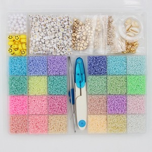 Perles de verre colorées 3mm pour la création de bijoux DIY transfrontaliers, avec outils - Product Image 5