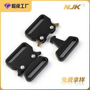 Hebilla de liberación lateral de 30 mm de aleación de zinc negra duradera para bolsos - Product Image 5