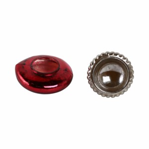 Portacandele in Vetro a Forma di Fungo, Piccolo, Decorativo per Uso Interno ed Esterno - Product Image 6