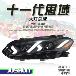 ชุดไฟหน้า Jushun สำหรับ Honda Civic รุ่นที่ 11 สไตล์ Lamborghini พร้อมไฟ DRL แบบไหล - Product Image 5