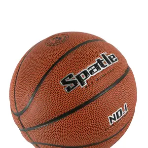 Benutzer definierte offizielle Größe PU PVC Leder Basketball für Trainings spiele