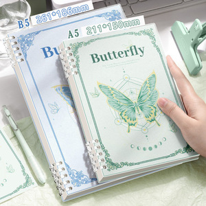Quaderno B5 con copertina rigida in PP, rilegatura a farfalla INS, impugnatura comoda, design elegante, perfetto per studenti delle scuole <span class=keywords><strong>medie</strong></span>. - Product Image 2