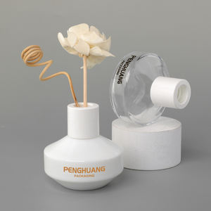 Botella de <span class=keywords><strong>perfume</strong></span> de porcelana blanca de lujo para aromaterapia, recipiente de cerámica de belleza, difusor de aroma de caña - Product Image 2