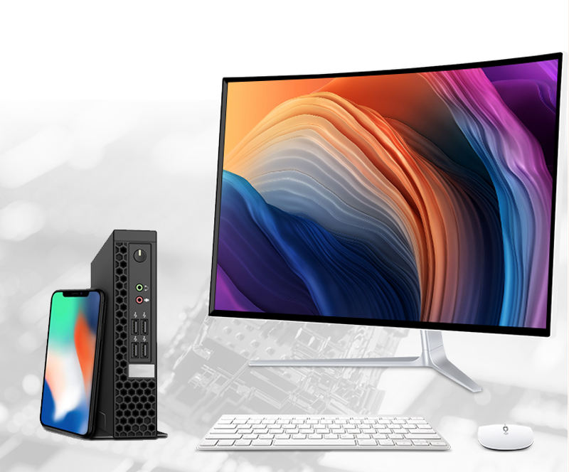 Mini Pcs Core Intel I3 7100 - Gaming PC with 8G 512G SSD