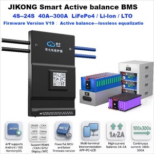 Jikong JK BMS JK-B1A24S15P JK-B1A20S15P 8S/24S 150A LiFePo4 Li-ion LTO แบตเตอรี่ BMS แบบอัจฉริยะที่ใช้งานแบบ Banance - Product Image 2