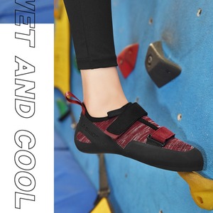 <span class=keywords><strong>Scarpe</strong></span> da <span class=keywords><strong>uomo</strong></span> comode da arrampicata a punta in gomma Sole con cinturino regolabile per arrampicata su roccia - Product Image 2