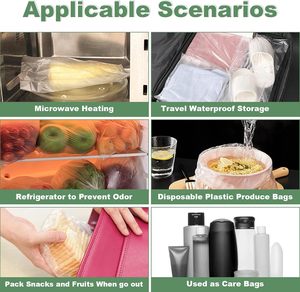 HC 12 "X 20" sacs de produits en plastique transparent sur un rouleau, pain et sacs d'épicerie U Aprox 340 sacs sur rouleau - Product Image 6