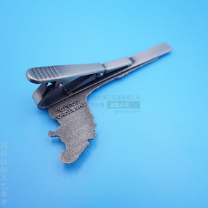 Pinza de Corbata de Metal con Diseño de Godzilla en Plata Antigua para Hombre, Accesorio para Ropa Formal - Product Image 3