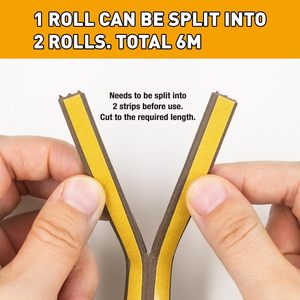 <span class=keywords><strong>Joint</strong></span> d'étanchéité pour <span class=keywords><strong>porte</strong></span> <span class=keywords><strong>coulissante</strong></span> en EPDM à économie d'énergie, adhésif, coupe personnalisée, réduction du bruit, anti-courant d'air - Product Image 4