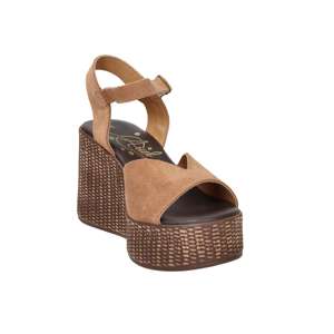 Sandalias de cuña Ariel para mujer, de cuero, talla 37, tacón de 8.5 cm - Product Image 4