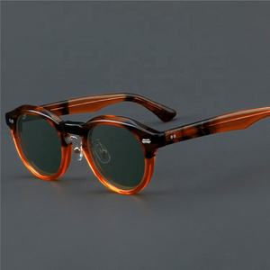 Testudinarious Gafas de Sol Polarizadas Uv400 con Logotipo Personalizado, Lentes de Sol Estilo Acetato OEM, Lentes de Sol de Lujo Vintage para Hombre - Product Image 1