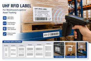ป้ายติดสินค้า UHF RFID แบบกำหนดเองสำหรับคลังสินค้า พิมพ์ได้ ใช้สำหรับติดตามทรัพย์สินและการจัดการห่วงโซ่อุปทาน - Product Image 3
