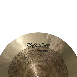 Rock Star Series <span class=keywords><strong>Crash</strong></span> Cymbals 18 "<span class=keywords><strong>Crash</strong></span> Cymbal B25 Bronce con precio de fábrica - Product Image 2