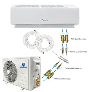 Mini <span class=keywords><strong>climatiseur</strong></span> split WiFi DIY à connexion rapide, avec tuyau pré-chargeé, pour usage domestique intelligent, 9000-24000 BTU, Classe énergétique A - Product Image 2