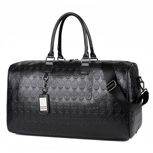 <span class=keywords><strong>Sac</strong></span> de <span class=keywords><strong>Voyage</strong></span> Duffle Pliable Étanche en <span class=keywords><strong>Cuir</strong></span> PU Tendance et Élégant avec Fermeture Éclair, Unisexe, Idéal pour les Activités de Plein Air et les Trajets Quotidien - Product Image 1