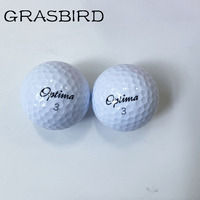 Logo dan Kemasan Kustom Bola Golf 2Piece Jarak Jauh untuk Tur Golf