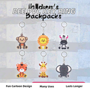 Diverse Animal Shapes PVC <b>Key</b> Chains Personal Custom 3D Logo Durable Eco-Friendly UV Printing Party Favor Souvenir Rubber - Product Image 2