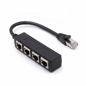 Câble répartiteur Ethernet RJ45 en gros d'usine 1 mâle à 2/3/4 femelle adaptateur LAN connecteur d'extension de réseau - Product Image 6