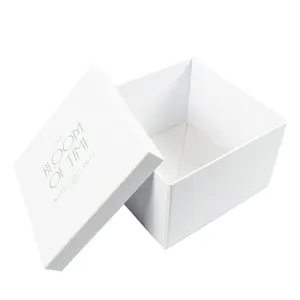 custom elegant design gloss t shirt cardboard box foldable unique biodegradable packaging lid and base folding gift paper box