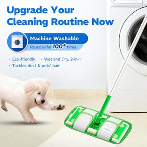 Panni in Microfibra Riutilizzabili Compatibili con <span class=keywords><strong>Swiffer</strong></span> Sweeper, Lavabili in Lavatrice, Ricambi per la Pulizia di Tutti i Tipi di Pavimento - Product Image 6