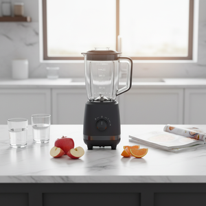 Frullatore Elettrico di Alta Qualità 450W con Velocità Variabile e Controlli a Pulsante, 4 Lame in Plastica per Tritare Ghiaccio, per Uso Domestico e Commerciale - Product Image 2