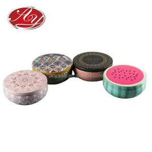 Cấp thực phẩm tùy chỉnh vòng Cookie tin có thể bán buôn Bánh hộp thiếc cho Biscuit bao bì