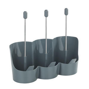 WENKO Flaschenhalter Filia für 3 Flaschen 29x27x12,5cm Schwarz - Product Image 4