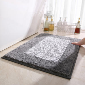 Moderne Anti-Slip Slaapkamer Badkamer Absorberende Voetmat Eenvoudig Verdikte Grensoverschrijdende Nieuwigheid Patroon Voor Keuken Bad Gebruik Voor Thuis - Product Image 1