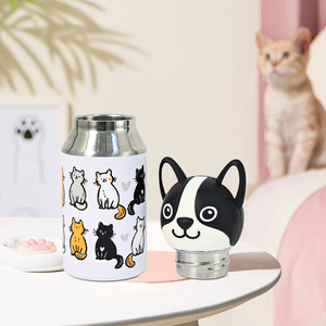 Bouteille d'eau isotherme <span class=keywords><strong>Oudon</strong></span> Novel en acier inoxydable 304 de 500 ml pour enfants, avec couvercle OEM/ODM - Product Image 2