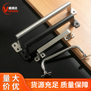 Stainless Steel Bar Handle For Wardrobe <b>Door</b> Minimalist Design Durable Surface Mount - Product Image 3