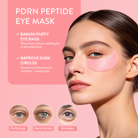 Patchs pour les yeux régénérants au PDRN et ADN de saumon, masques hydrogel pour les cernes et les poches sous les yeux, produits de beauté pour les soins de la peau, personnalisables OEM