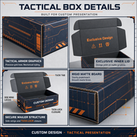 Boîte d'expédition pliable en carton ondulé personnalisée avec logo sur mesure pour un emballage sûr