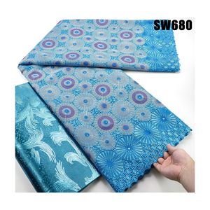 Tela de encaje real inglés, gasa suiza, encaje bordado de algodón - Product Image 5