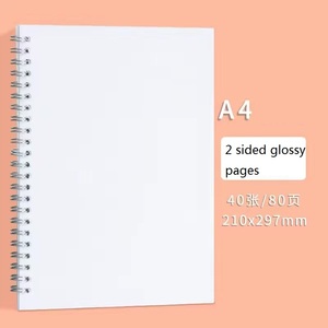 Fournitures de Scrapbooking personnalisées grand livre bobine double face stockage libération papier dépliant blanc autocollant impression de livre - Product Image 4