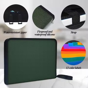 Nhà Máy accordion tập tin tổ chức chống cháy 12-túi mở rộng thư mục với dây kéo và các Tab cho các tài liệu - Product Image 4