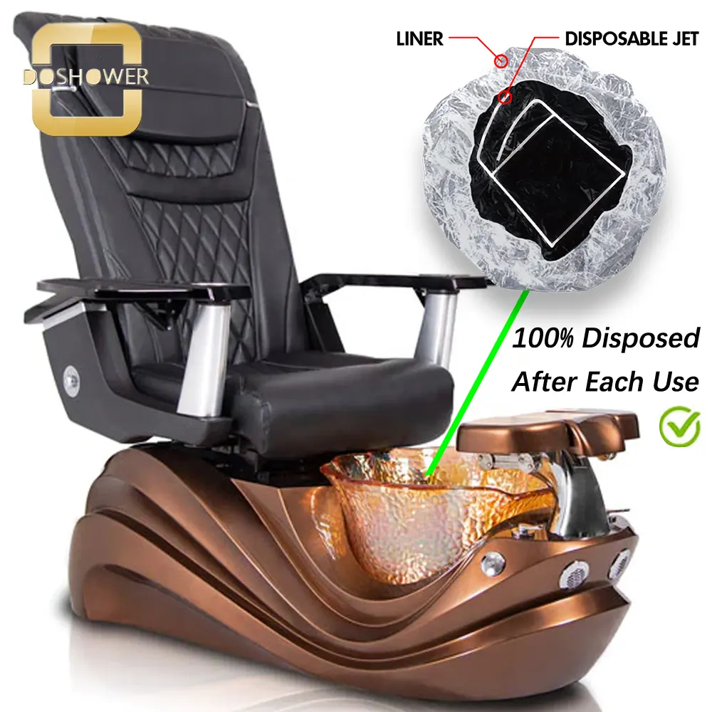 Pedikür sandalyesi 100% tek kullanımlık insan dokunmatik masaj gömlekleri airjet pedikür pedikür sandalyesi üretimi için spa koltukları s
