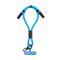 Câble USB-C court de 56 cm avec lanière pour téléphone, charge rapide PD 60W, câble de données USB-C, câble de charge rapide pour poignet