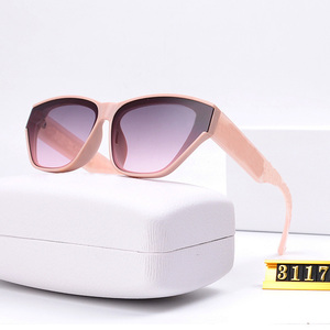 Designer Luxury <b>Square</b> Cat Eye <b>Sunglasses</b> Unisex UV400 PC Frame Lightweight Shades Multi-color Fashion Eyewear for Men Women - Product Image 4